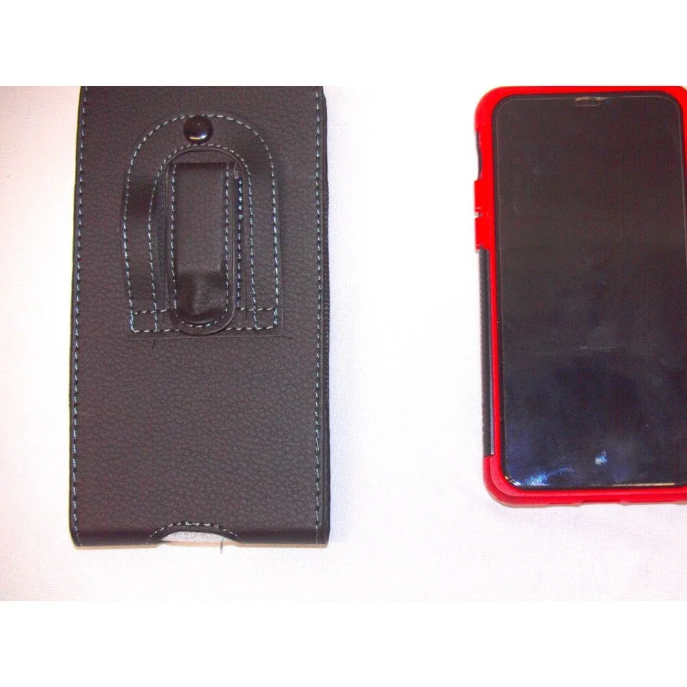 Phone Vertical Cell Phone Belt Clip Loop Pouch Holster With Safety Clip NEW